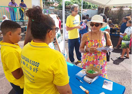 Image for article Martinique: Falun Dafa Warmly Received During Community Event