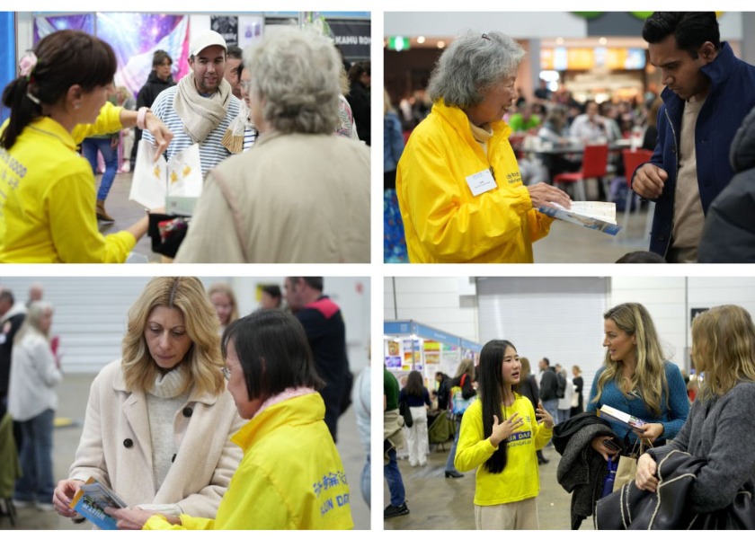 Image for article Australia: Attendees Learn About Falun Dafa at Mind Body Spirit Festival in Melbourne