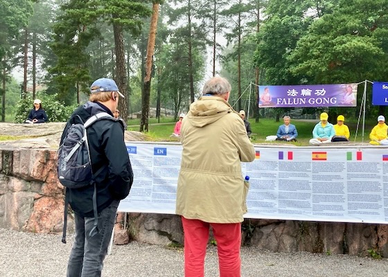 Image for article Finland: Introducing Falun Dafa in Helsinki