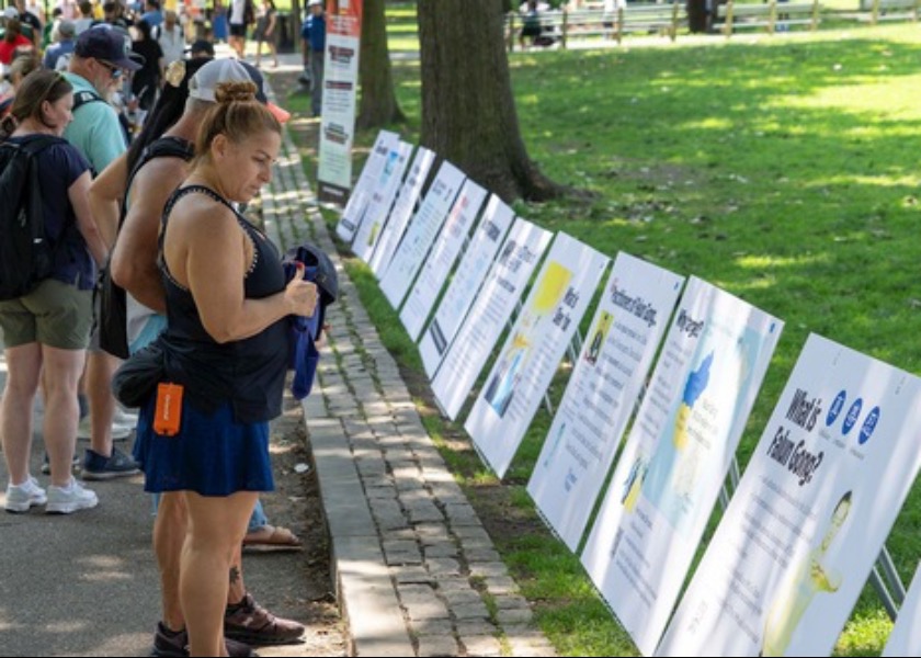 Image for article Boston: Falun Gong Practitioners Call for an End to Transnational Repression to Mark 26th Anniversary of the Persecution