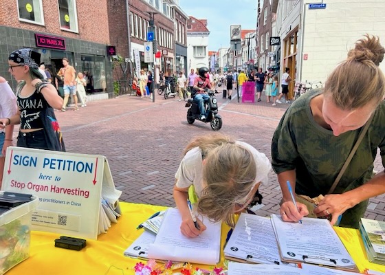 Image for article The Netherlands: Falun Dafa Information Day in Amersfoort