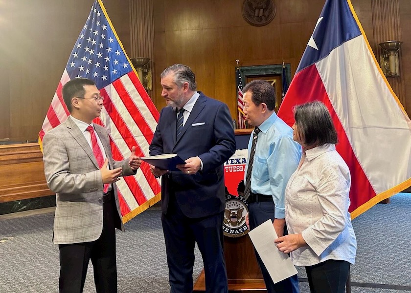 Image for article Ten Texas State Legislators Urge Senator Cruz to Advance Falun Gong Protection Act
