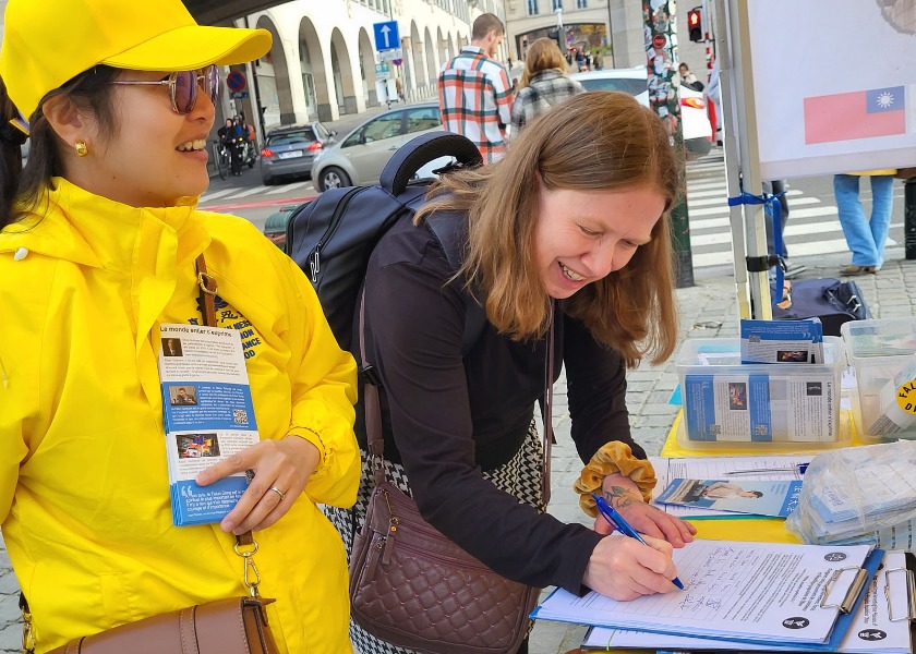 Image for article Belgium: People Condemn the CCP’s Forced Organ Harvesting