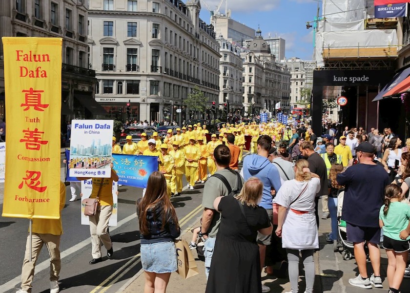 Image for article London, UK: March and Rally to Oppose the CCP’s Persecution