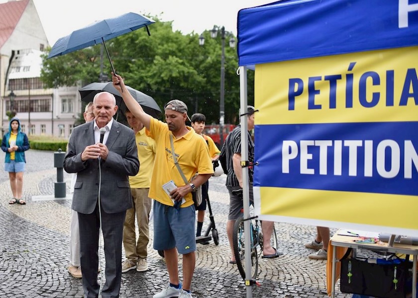 Image for article Bratislava, Slovakia: Elected Officials Condemn the CCP’s Persecution at Information Day Event